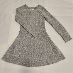 Knit Sweater Flare Dress