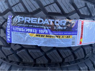 LT265/70R17 Predator New Mutant X-AT 10PLY