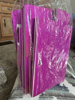 Pink Glitter Gift Bags Set