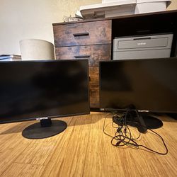 Set Of 2 Computer Monitors