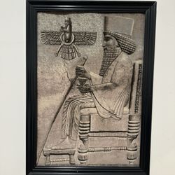 Handmade Persian-Style Carpet Wall Art – Framed, One-of-a-Kind