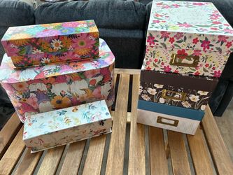 Photo and decorative storage boxes