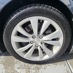 Tesla wheels and Winter Tires