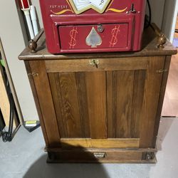 PRICE REDUCED! - UNIQUE ANTIQUE GENERAL STORE COUNTERTOP CABINET