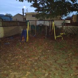 Kids' Swing Set With Slide And  With Teeter Totter