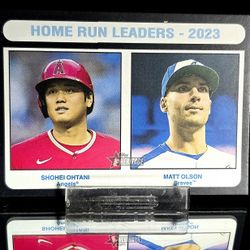 2023 Shohei Ohtani/Matt Olson 🔥/50 Black🔥 RARE MINI🔥