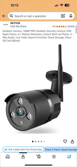 Netvue 1080p Outdoor Security Camera