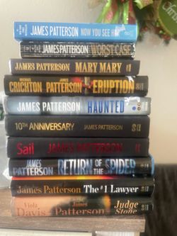 James Patterson Book Lot – 10 Titles
