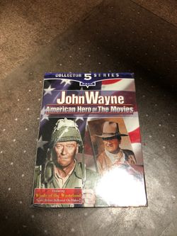 John Wayne vhs set
