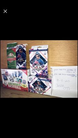2020 Topps Archives Baseball & 2020 Topps Fire
