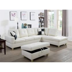 New Sectional + Ottoman 