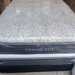 DISPLAY MODEL NOVAFORM QUEEN MEMORY FOAM MATTRESS ONLY