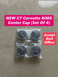 Brand New C7 Corvette Rims Center Cap (Set Of 4)