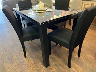 Black dining set