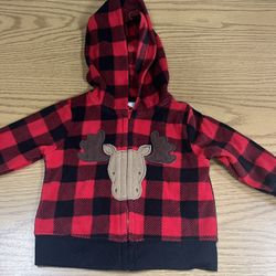 Unisex Plaid Moose Jacket 