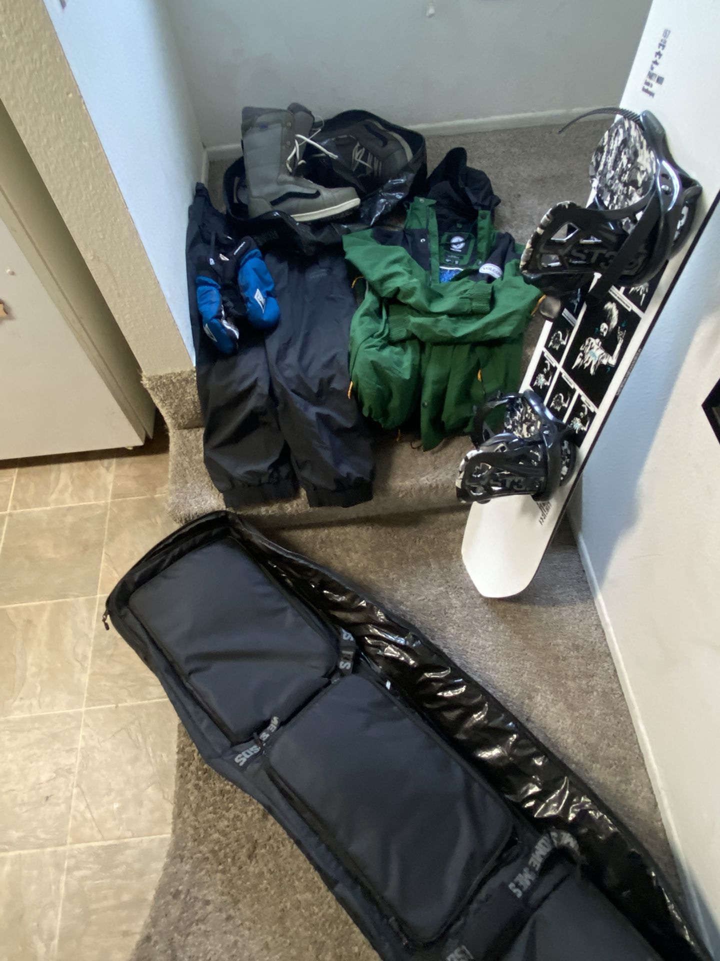 Snowboard , Gear & Bag
