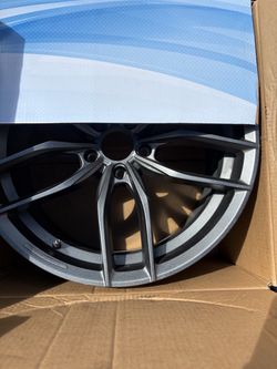 Dark Gray Aftermarket Alloy Wheel Rim