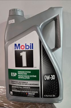 Mobil 1 ESP 0W-30 Full Synthetic Motor Oil 5 Qt