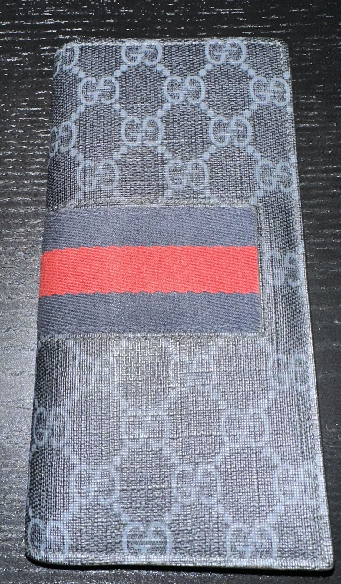 Gucci Web GG supreme long wallet