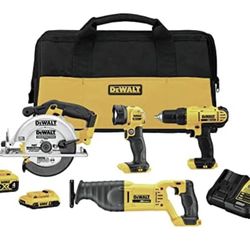 Dewalt 4 Power Tool Bundle