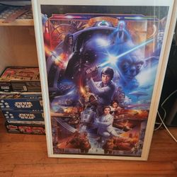 STARWARS POSTER FRAMED
