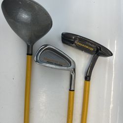 Momentus Golf Swing Trainer Set of 3 Practice Weighted Golf Clubs RH