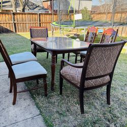 Dining room table and chairs