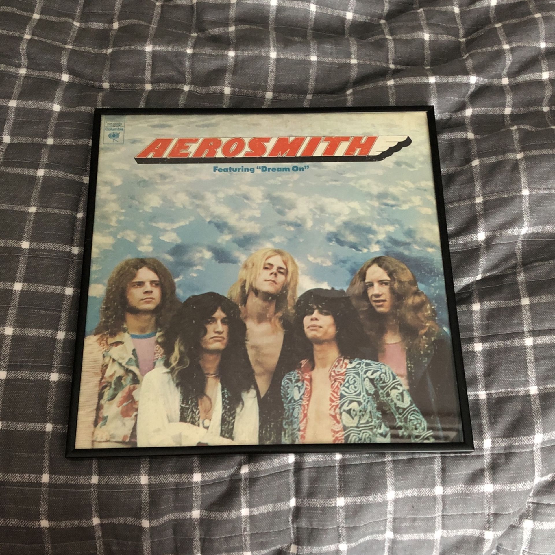 Aerosmith framed classic records