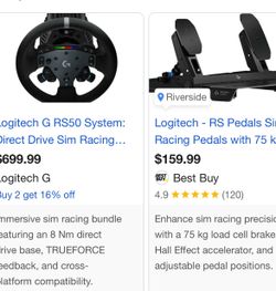 Rs50 wheel and rs pro pedals
