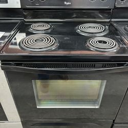 Black Self Clean Stove 