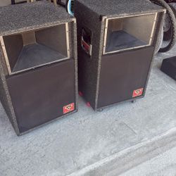 Cerwin Vega 15 Speakers , Work Perfect 