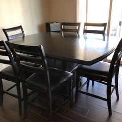 Wooden Dining Table With leaf