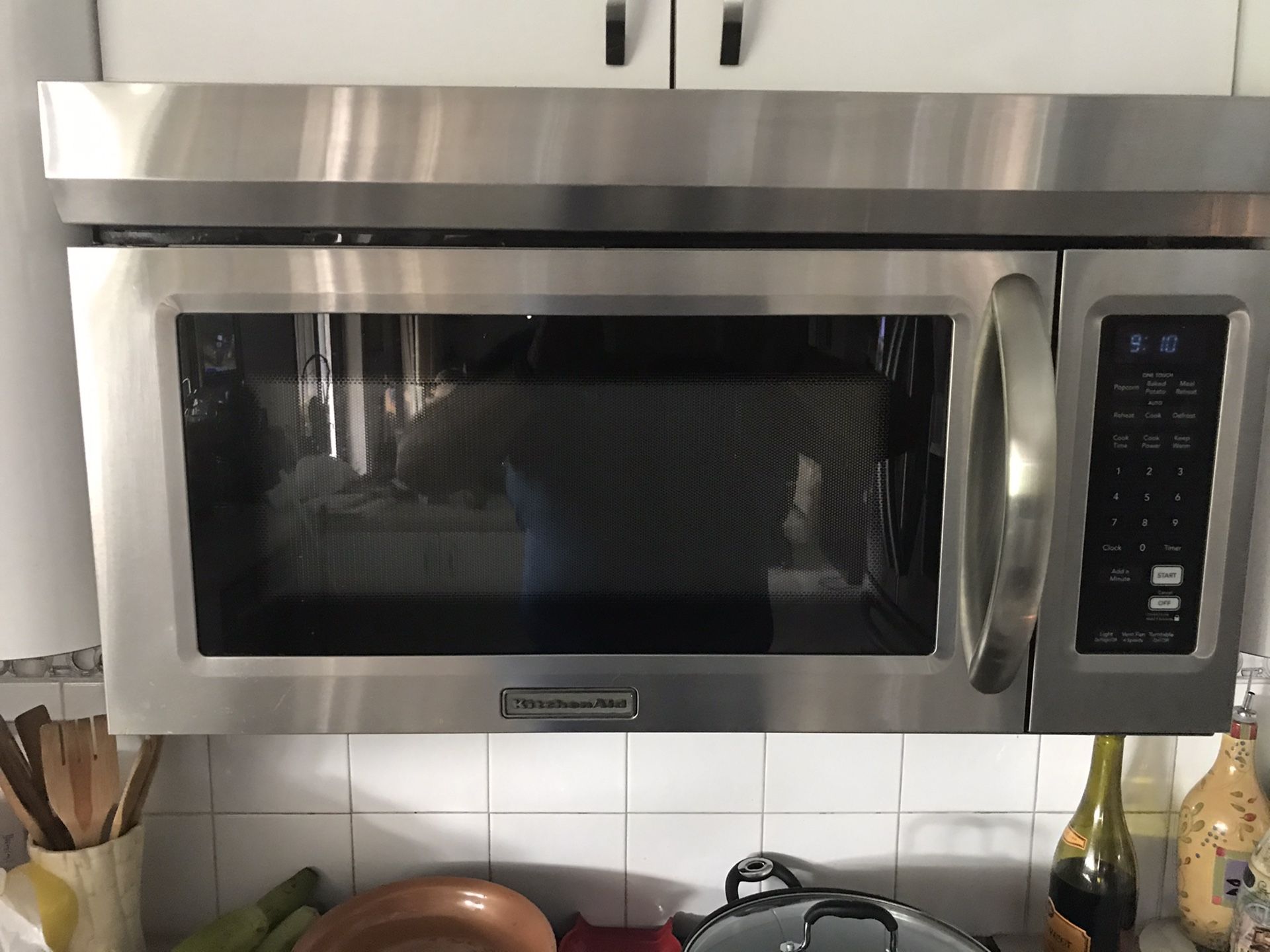 Kitchen Aid Stainless Steel Microwave Oven!