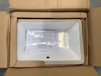 SIGNATURE HARDWARE Sawgrass 21" Porcelain Undermount Bathroom Sink