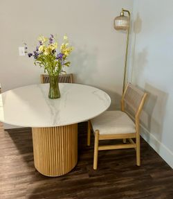 Stone top dining table