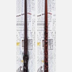 Harry Potter Hermione Granger Magic Wand SET 2 Costume Accessory Toy Kids Adults