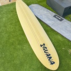 9'6ft Iguana Surfboard Longboard 