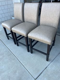 Leather Counter barstools