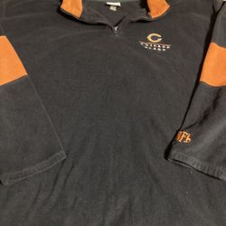 Chicago Bears Fleece Jacket Mens Size XL