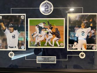 Derek Jeter Farewell Captain Framed Photo Collage