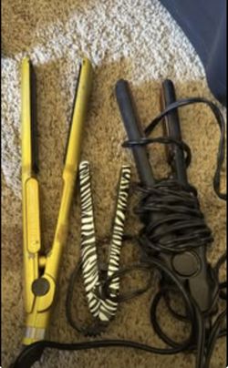 3 flat irons (address in pics and description)
