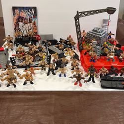 WWE Rumblers Lot And Accessories
