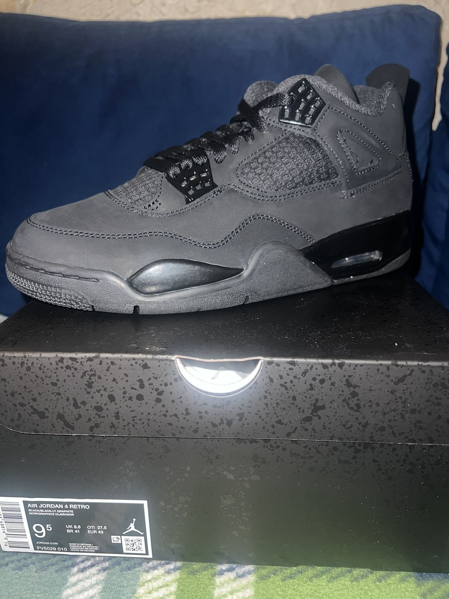 Black Cat Jordan Retro 4. DS OG ALL!!