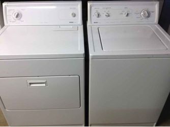 QUALITY KENMORE Washer and Dryer Set, Delivery Warranty
