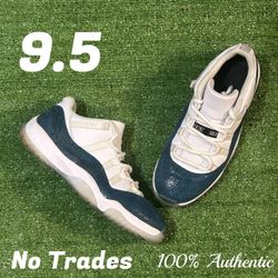 Size 9.5 Air Jordan 11 Retro Low “Navy Snakeskin” ⛴️