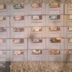 24 Super Nintendo Games 