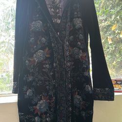 Beautiful Embroidered Long Coat. 