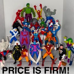 Marvel, DC, & X-Men Superheroes PVC Action Figures