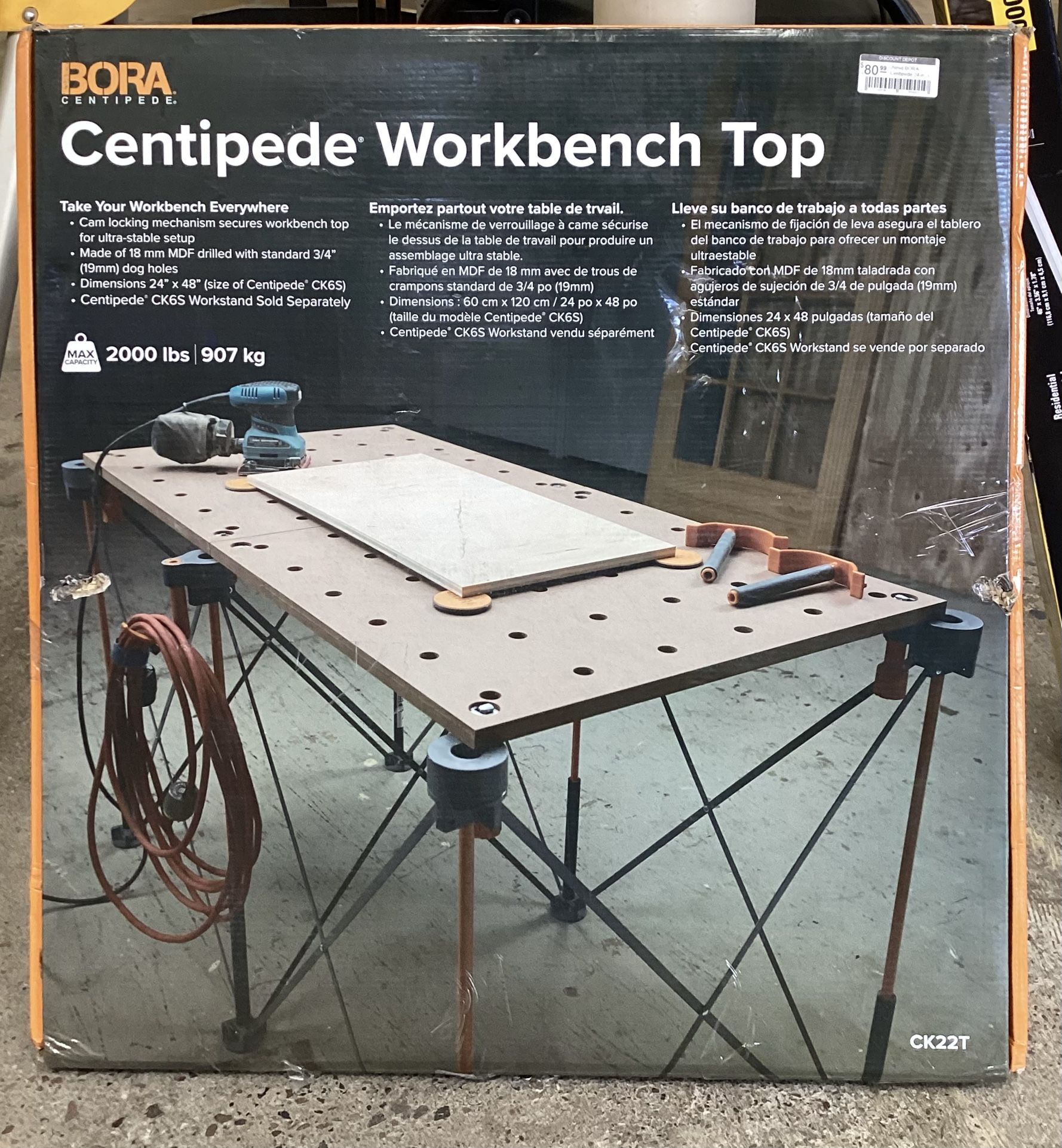 Bora Centipede Workbench Top (new)