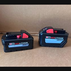 Milwaukee M18 12.0 And 8.0 Battery’s 